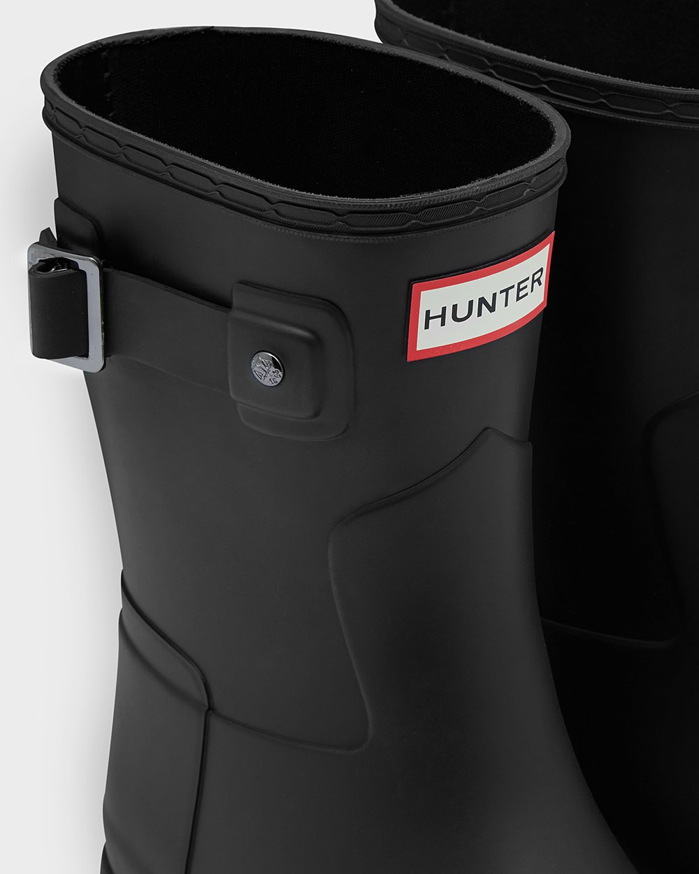 Hunter Mujer Refined Slim Fit - Botas de Lluvia Negras - 863-JENXMT